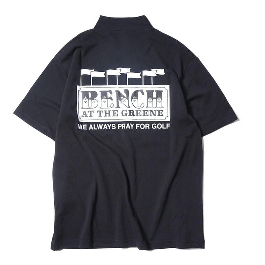 BENCH AT THE GREENE GOLF / EMBRO MOCK NECK SHIRT