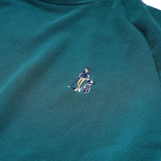 BENCH AT THE GREENE GOLF / EMBRO MOCK NECK SHIRT