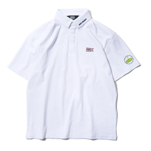 BENCH AT THE GREENE GOLF / BACK PRINT STRETCH SHIRT