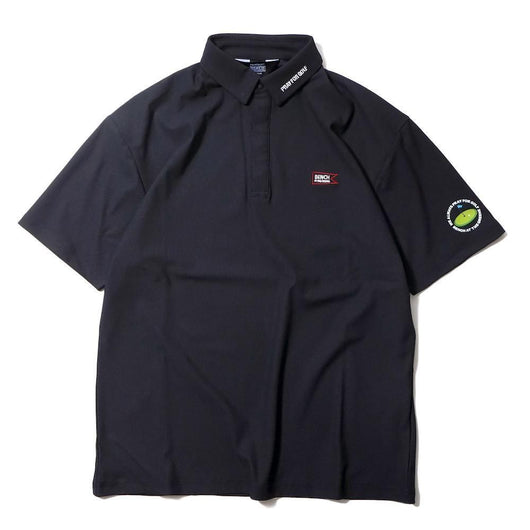 BENCH AT THE GREENE GOLF / BACK PRINT STRETCH SHIRT