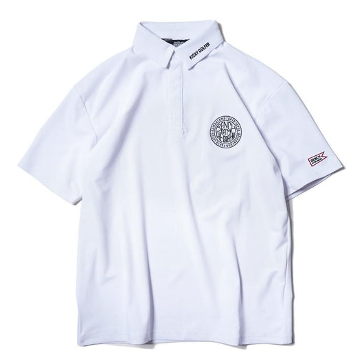 BENCH AT THE GREENE GOLF / BACK PRINT STRETCH SHIRT