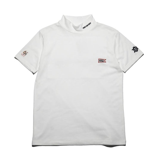 BENCH AT THE GREENE GOLF / LADIES EMBRO MOCK NECK SHIRT（レディース）