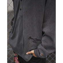 BEN DAVIS【PIGMENT DYE HENLEY-NECK LONG T-SHIRTS】ピグメントダイヘンリーネック長袖Tシャツ