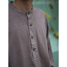 BEN DAVIS【PIGMENT DYE HENLEY-NECK LONG T-SHIRTS】ピグメントダイヘンリーネック長袖Tシャツ