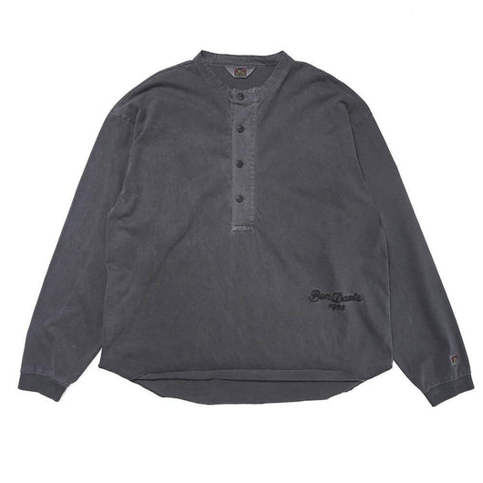 BEN DAVIS【PIGMENT DYE HENLEY-NECK LONG T-SHIRTS】ピグメントダイヘンリーネック長袖Tシャツ