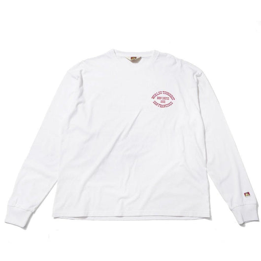 BEN DAVIS【PRINT LONG T-SHIRTS】プリント長袖Tシャツ（VINTAGE加工）