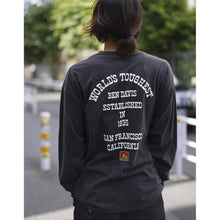 BEN DAVIS【PRINT LONG T-SHIRTS】プリント長袖Tシャツ（VINTAGE加工）