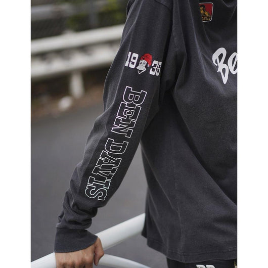 BEN DAVIS【PRINT LONG T-SHIRTS】プリント長袖Tシャツ（VINTAGE加工）