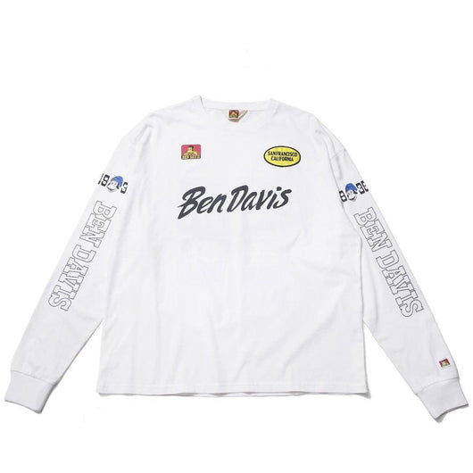 BEN DAVIS【PRINT LONG T-SHIRTS】プリント長袖Tシャツ（VINTAGE加工）