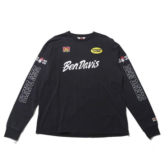 BEN DAVIS【PRINT LONG T-SHIRTS】プリント長袖Tシャツ（VINTAGE加工）
