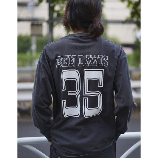 BEN DAVIS【PRINT LONG T-SHIRTS】プリント長袖Tシャツ（VINTAGE加工）