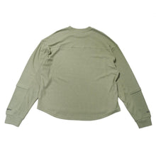 BEN DAVIS【EMBRO WAFFLE LONG TEE】刺繍ワッフル長袖Ｔシャツ