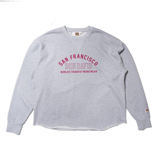 BEN DAVIS 【PRINT SWEAT CREW】プリントスウェットクルー