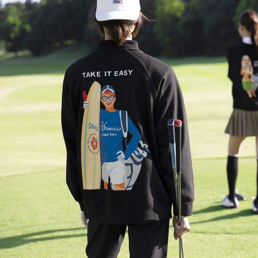 BENCH AT THE GREENE GOLF / プリントスウェットシャツ