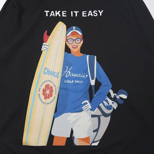 BENCH AT THE GREENE GOLF / プリントスウェットシャツ