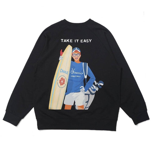 BENCH AT THE GREENE GOLF / プリントスウェットシャツ