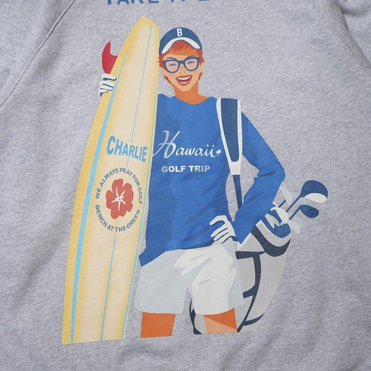 BENCH AT THE GREENE GOLF / プリントスウェットシャツ