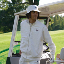 BENCH AT THE GREENE GOLF / ナイロン切替スタンドカラースウェット