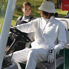 BENCH AT THE GREENE GOLF / ナイロン切替スタンドカラースウェット