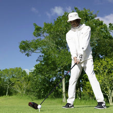 BENCH AT THE GREENE GOLF / ナイロン切替スタンドカラースウェット