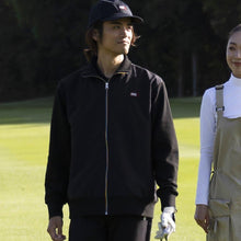 BENCH AT THE GREENE GOLF / ナイロン切替スタンドカラースウェット