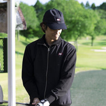 BENCH AT THE GREENE GOLF / ナイロン切替スタンドカラースウェット