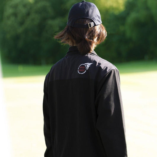 BENCH AT THE GREENE GOLF / ナイロン切替スタンドカラースウェット