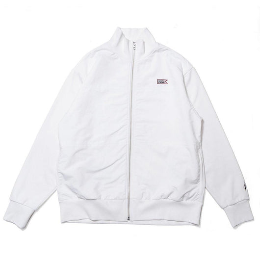 BENCH AT THE GREENE GOLF / ナイロン切替スタンドカラースウェット