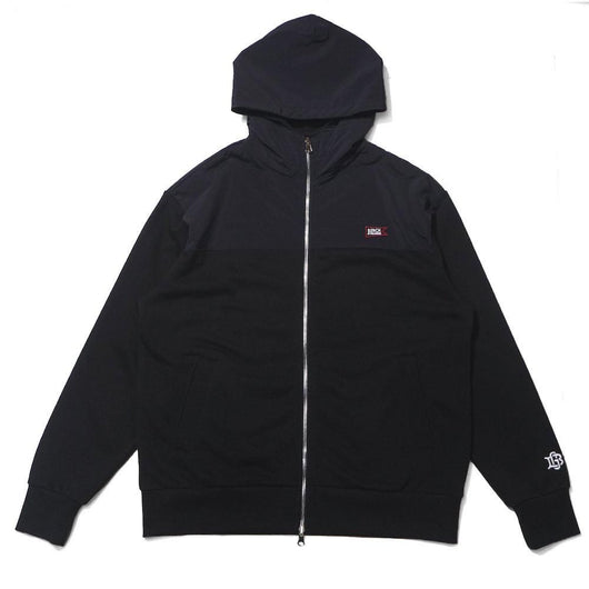 BENCH AT THE GREENE GOLF / ナイロン切替フーディ