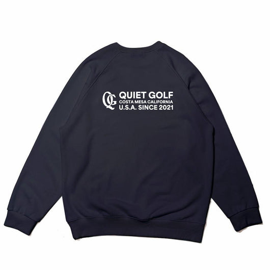 QUIET GOLF / プリントスウェットシャツ