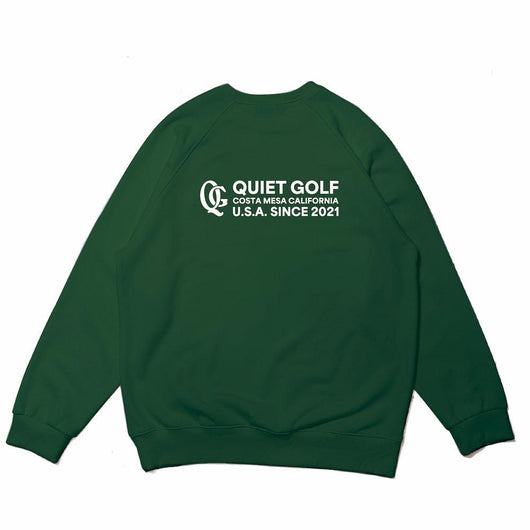 QUIET GOLF / プリントスウェットシャツ