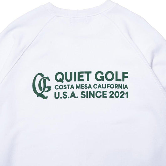 QUIET GOLF / プリントスウェットシャツ