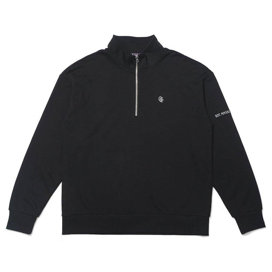 QUIET GOLF / スタンドカラースウェット