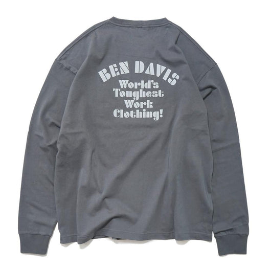 BEN DAVIS【PRINT LONG SLEEVE TEE】プリント長袖Tシャツ