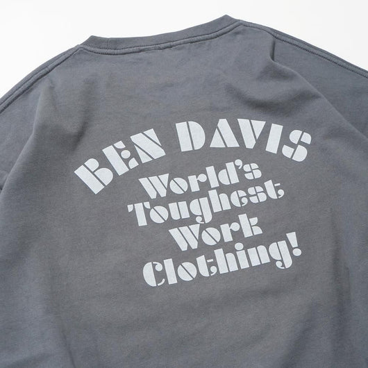 BEN DAVIS【PRINT LONG SLEEVE TEE】プリント長袖Tシャツ