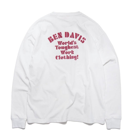 BEN DAVIS【PRINT LONG SLEEVE TEE】プリント長袖Tシャツ