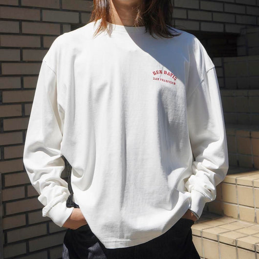 BEN DAVIS【PRINT LONG SLEEVE TEE】プリント長袖Tシャツ