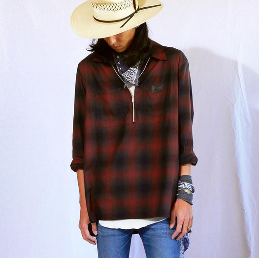CENTER ZIP SHIRTS