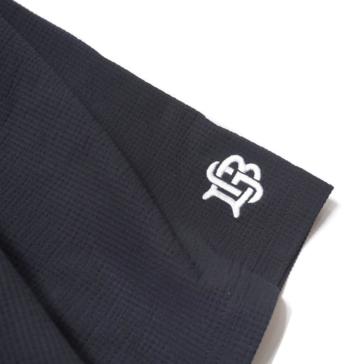 BENCH AT THE GREENE GOLF / KNIT SEERSUCKER MOCK NECK SHIRT / モックネック セットアップ対応 通気性・吸汗速乾・UVカット COOLMAX