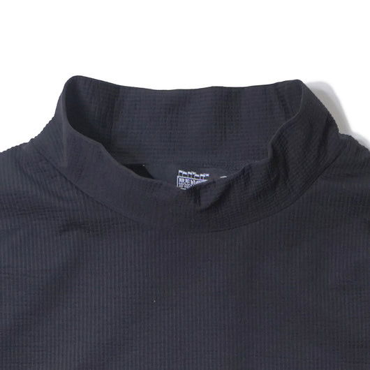 BENCH AT THE GREENE GOLF / KNIT SEERSUCKER MOCK NECK SHIRT / モックネック セットアップ対応 通気性・吸汗速乾・UVカット COOLMAX