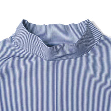 BENCH AT THE GREENE GOLF / KNIT SEERSUCKER MOCK NECK SHIRT / モックネック セットアップ対応 通気性・吸汗速乾・UVカット COOLMAX