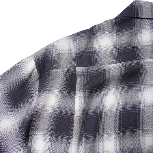 BEN DAVIS【OMBRE CHECK OP COL SHIRTS】