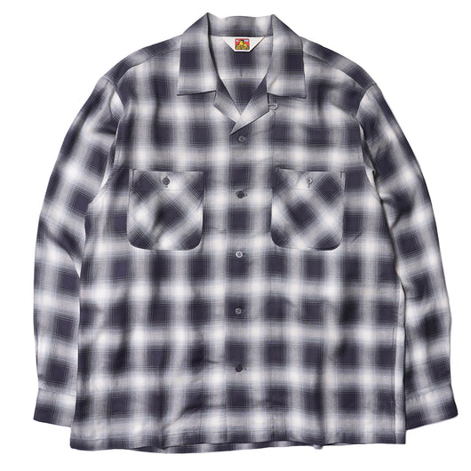 BEN DAVIS【OMBRE CHECK OP COL SHIRTS】