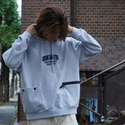 BEN DAVIS【POCKET HOODIE】ポケットパーカー