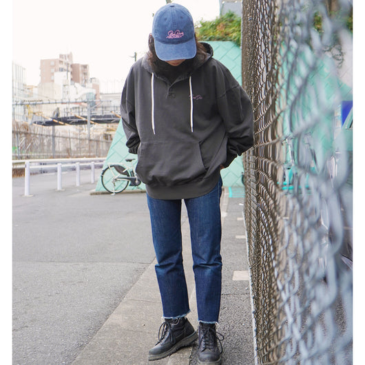 BEN DAVIS【MID WEIGHT HENLEY HOODIE】ミッドウェイトヘンリーフーディー