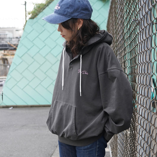BEN DAVIS【MID WEIGHT HENLEY HOODIE】ミッドウェイトヘンリーフーディー