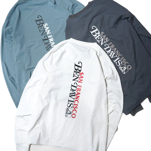 BEN DAVIS【UV PROTECT DRY L/S TEE】UVプロテクトドライ長袖Tシャツ