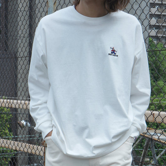 BEN DAVIS【EMBRO LONG SLEEVE】刺繍ロングスリーブ