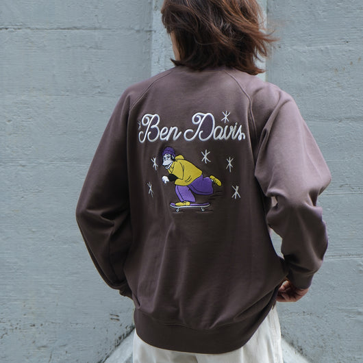 BEN DAVIS【EMBRO SWEAT CREW】刺繍クルースウェット