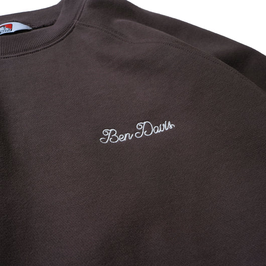 BEN DAVIS【EMBRO SWEAT CREW】刺繍クルースウェット